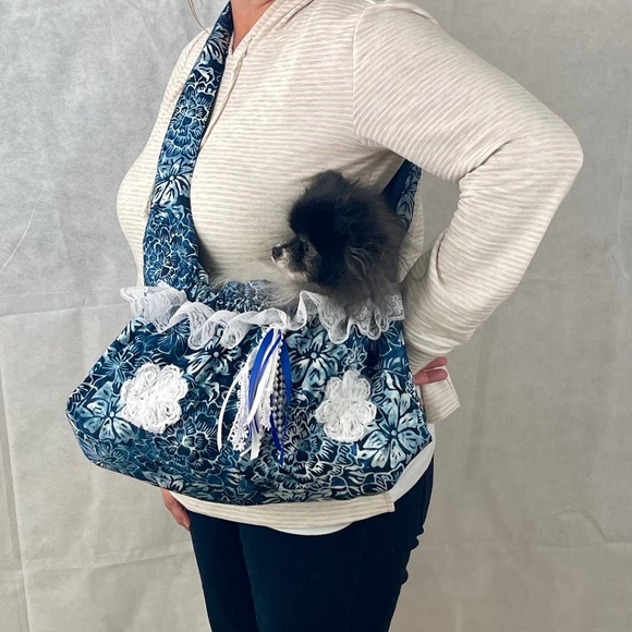 DESIGNER "FURBABY" TOTE CARRIER (NWOT) HANDMADE - Picture 13 of 14